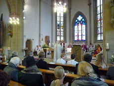 Festgottesdienst zum 50jahrigen Priesterjubiläum von Stadtpfarrer i.R. Geistlichen Rat Ulrich Trzeciok (Foto: Karl-Franz Thiede)